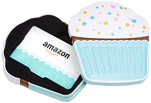 Gift Card in a Birthday Cupcake Tin