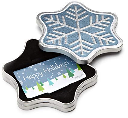 Gift Card in a Snowflake Tin